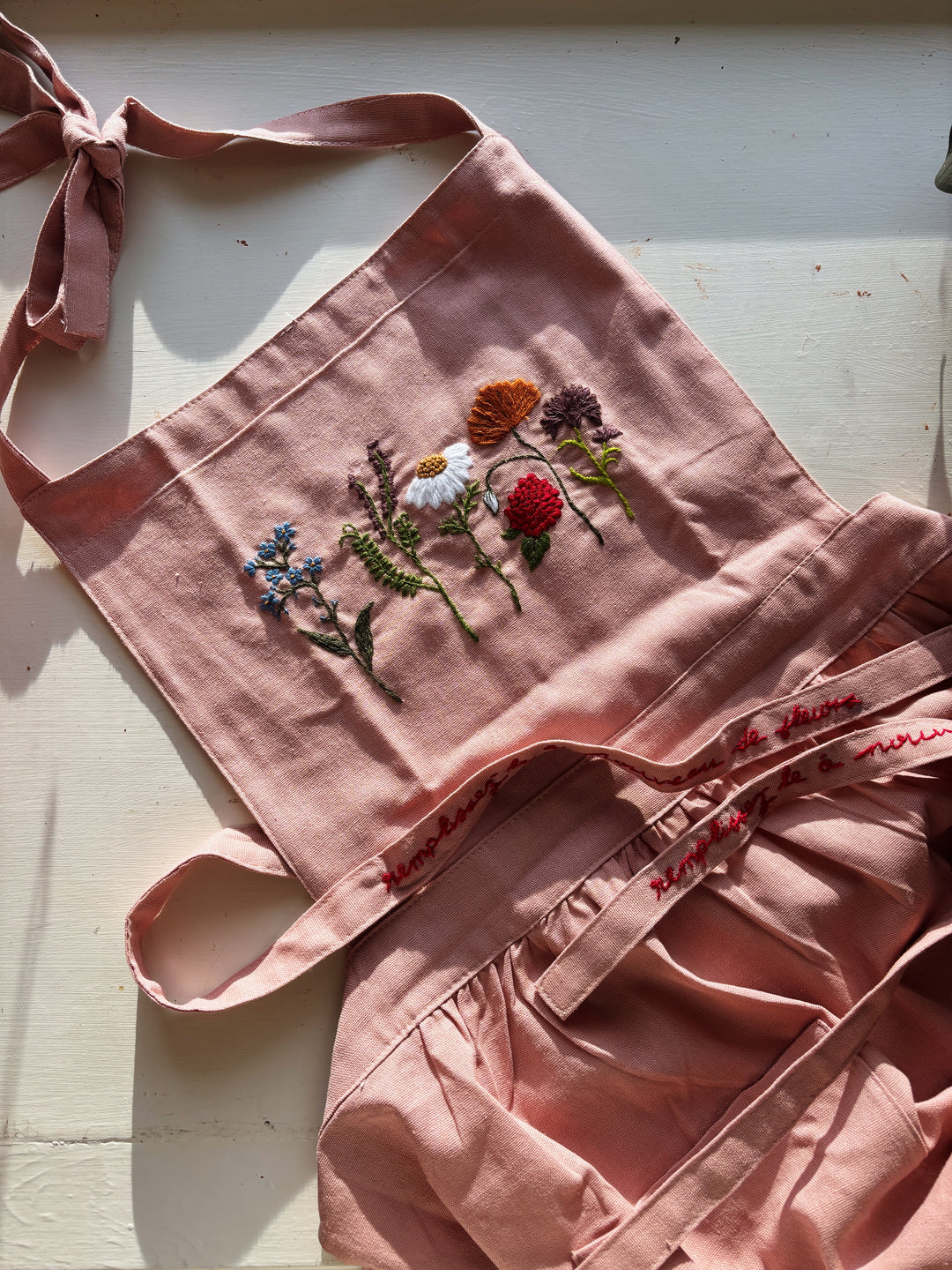 Embroidered Apron Dress