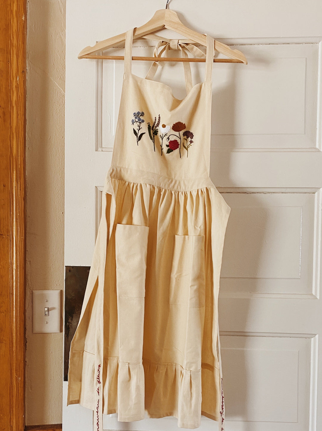 Embroidered Apron Dress