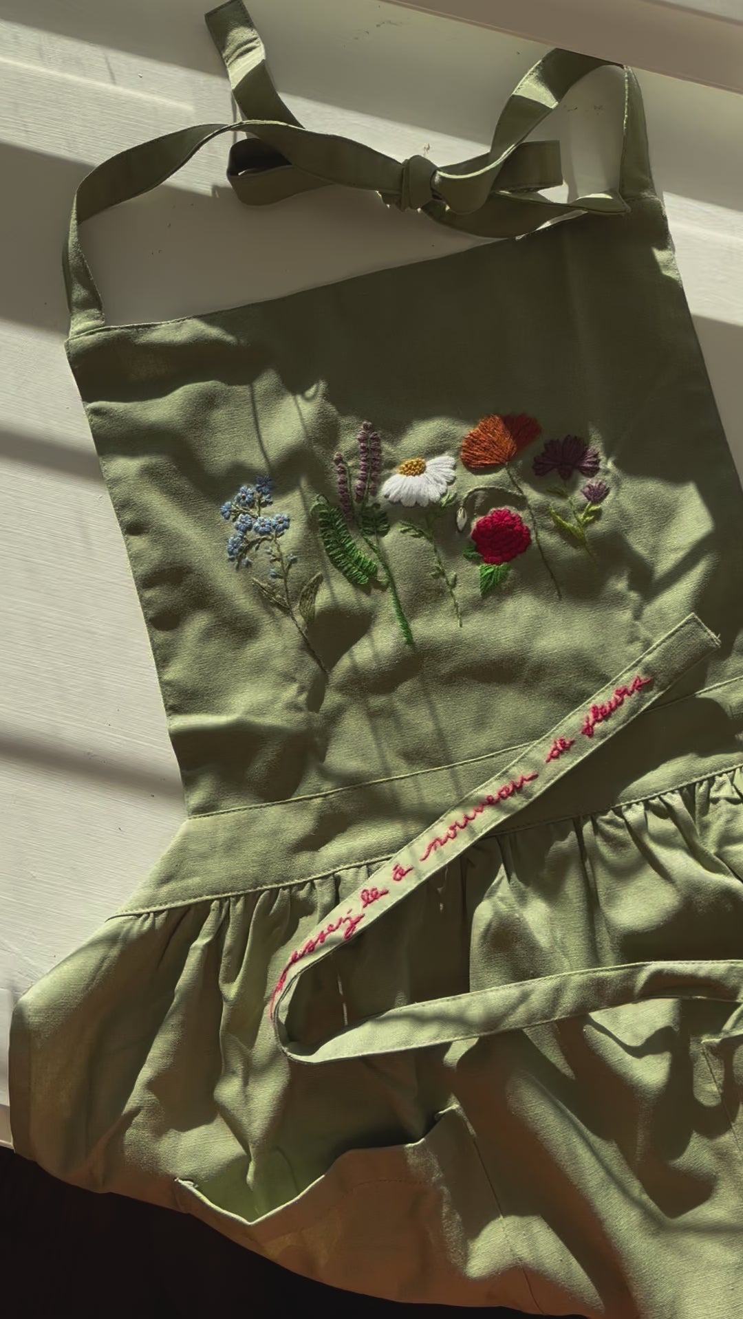 Embroidered Apron Dress