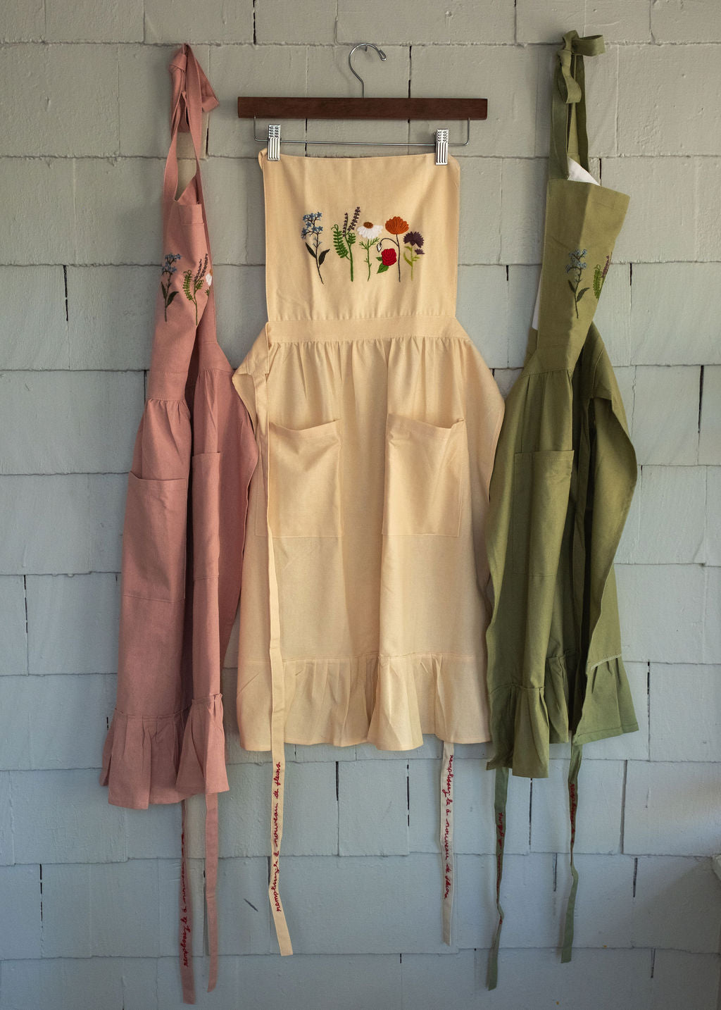 Embroidered Apron Dress