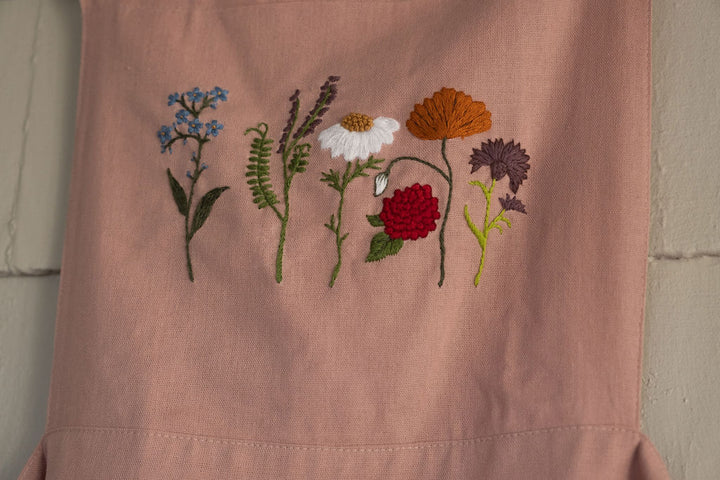 Embroidered Apron Dress